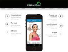 Tablet Screenshot of mindsetmax.com